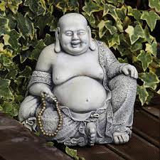 Border Stoneware Small Jolly Buddha