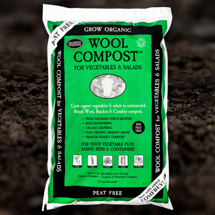 Dalefoot Wool Compost For Vegetables And Salads