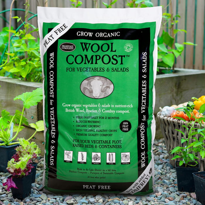Dalefoot Wool Compost For Vegetables And Salads