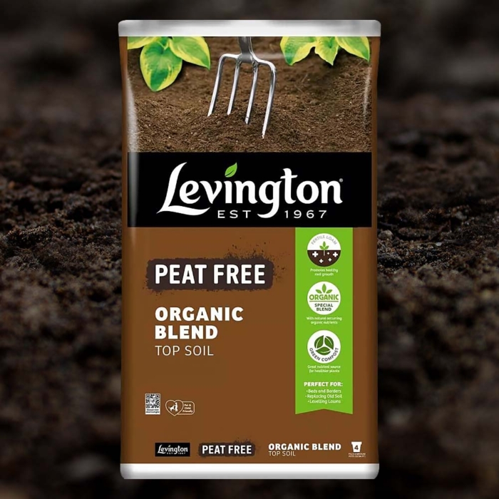 Levington Peat Free Organic Blend Topsoil - 20 Litre