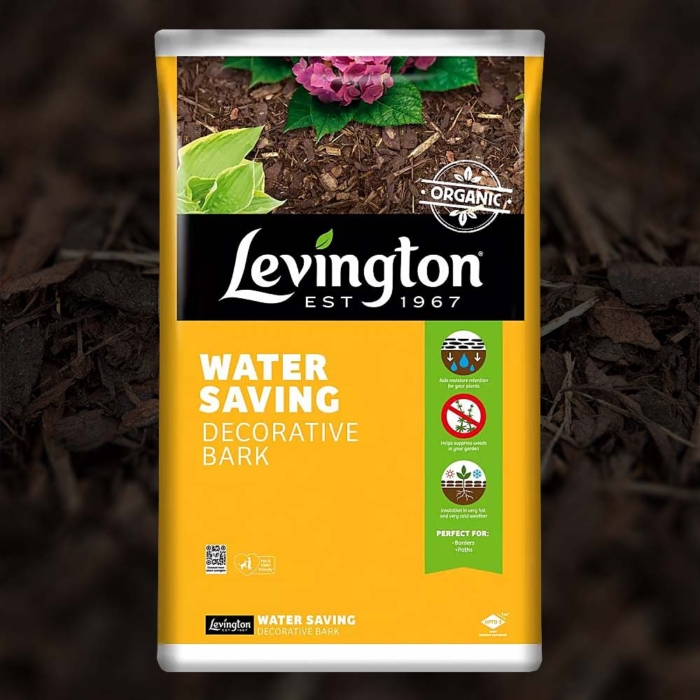 Levington Water Saving Decorative Bark - 75 Litre