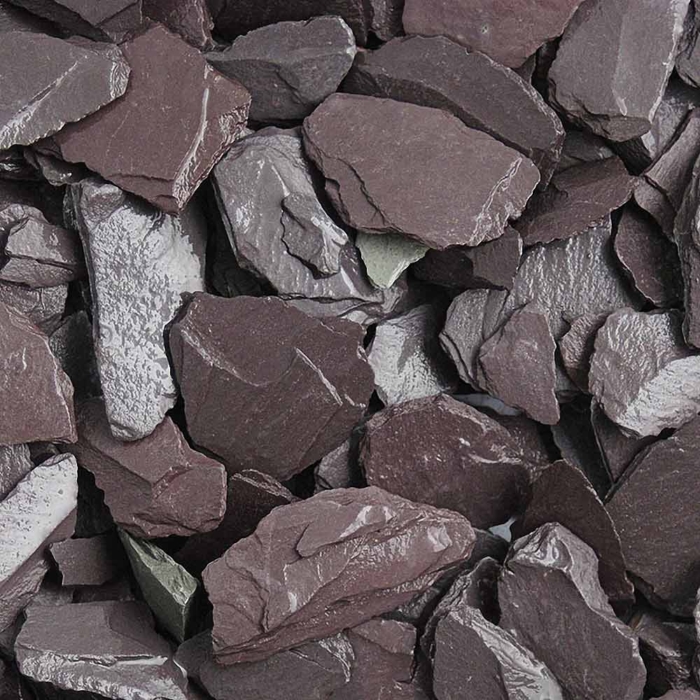 Meadow View Blue Slate Chippings 40Mm - Wet
