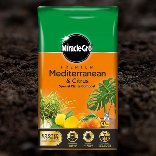 Miracle-Gro Premium Mediterranean And Citrus Compost - 8 Litre