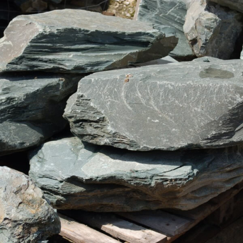 Large Green Slate Rockery Stone 600X600 3