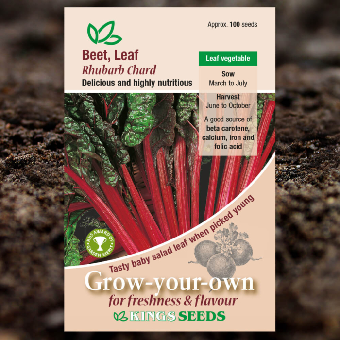 Vegetable Seeds - Beet Leaf Rhubarb Chard
