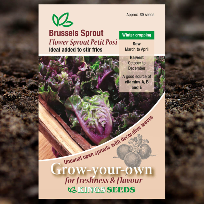 Vegetable Seeds - Flower Sprout Petit Posi