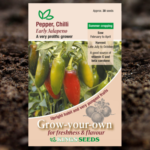 Fruit Seeds - Chilli Pepper Early Jalapeno