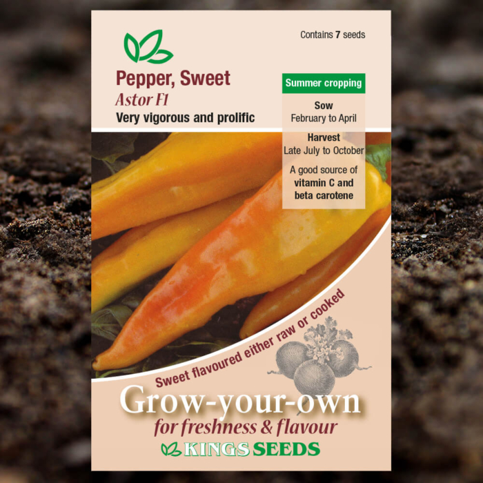 Fruit Seeds - Sweet Pepper Astor F1