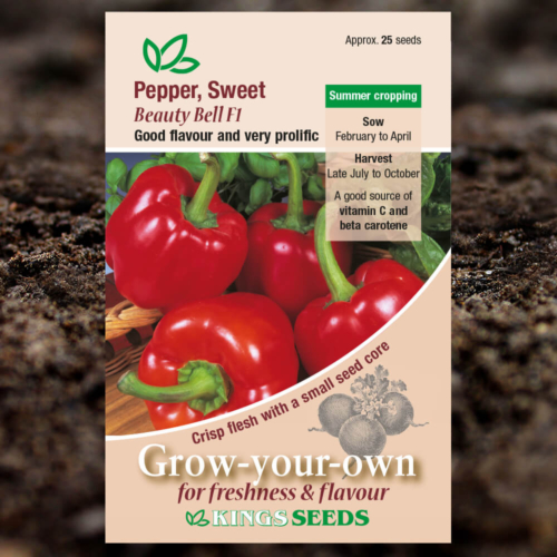 Fruit Seeds - Sweet Pepper Beauty Bell F1