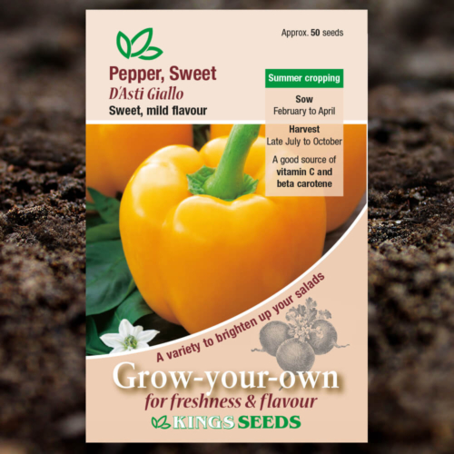 Fruit Seeds - Sweet Pepper D’Asti Giallo