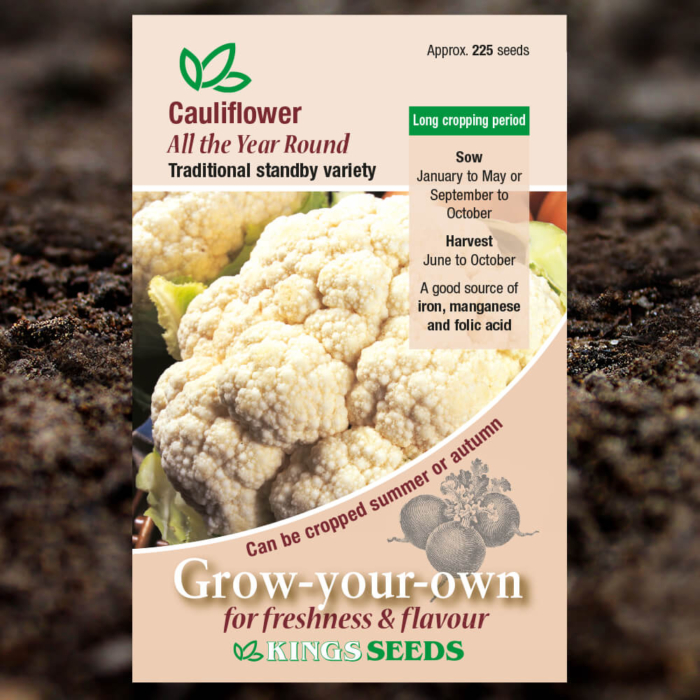 Vegetable Seeds - Cauliflower All The Year Round
