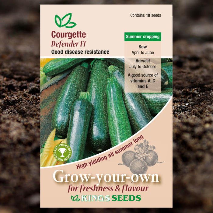Vegetable Seeds - Courgette Defender F1