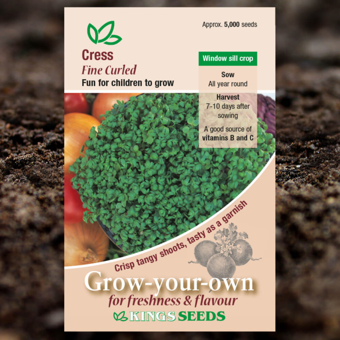 Vegetable Seeds - Cress Fine Curled