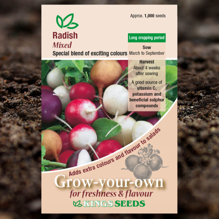 Salad Seeds - Radish Mixed