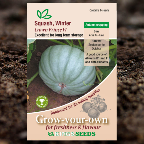 Vegetable Seeds - Squash Winter Crown Prince F1