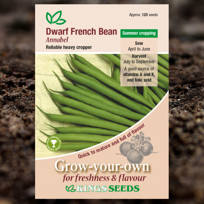 Vegetable Seeds - Dwarf French Bean Annabel