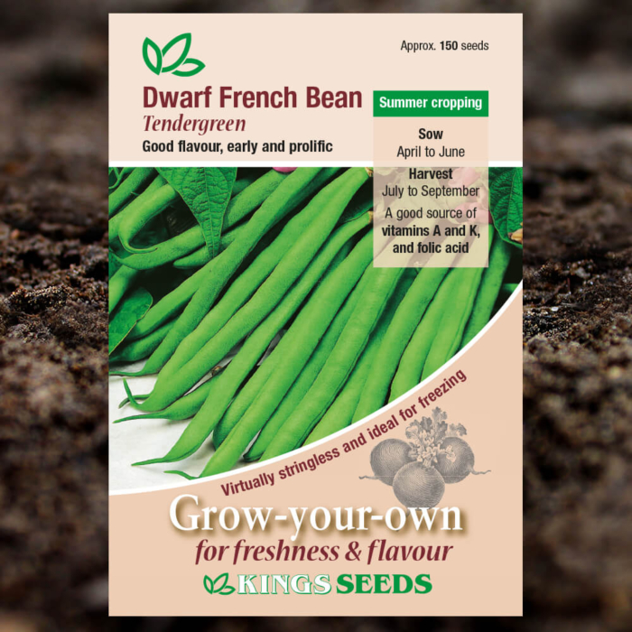 Vegetable Seeds - Dwarf French Bean Tendergreen