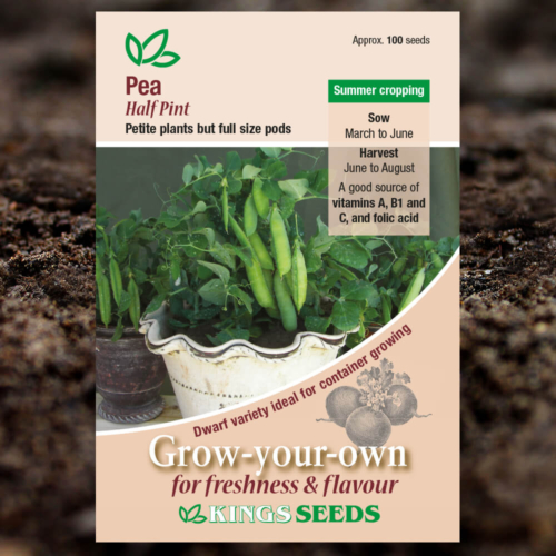 Vegetable Seeds - Pea Half Pint
