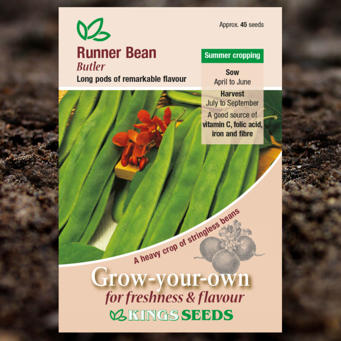 Vegetable Seeds - Runner Bean Butler