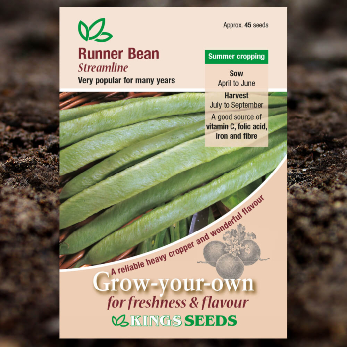 Vegetable Seeds - Runner Bean Streamline