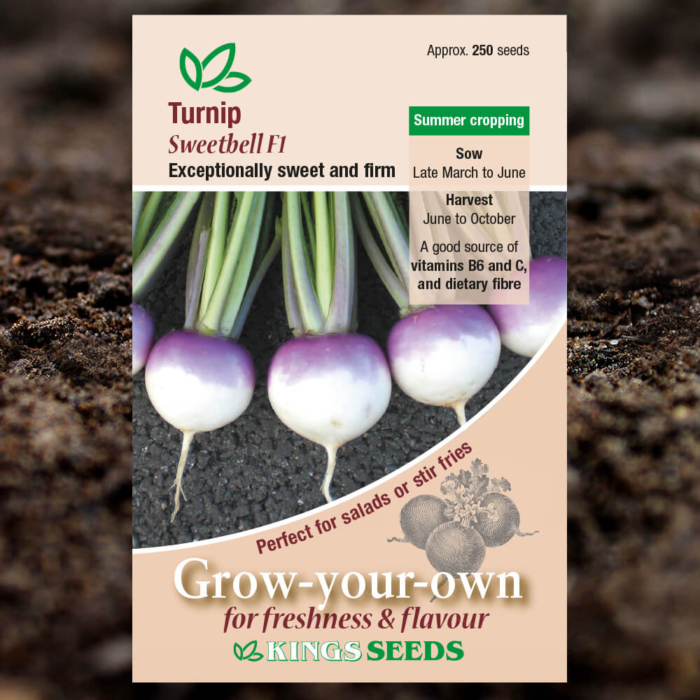 Vegetable Seeds - Turnip Sweetbell F1