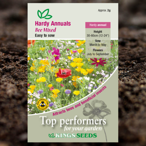 Ornamental Seeds - Hardy Annuals Bee Mixed