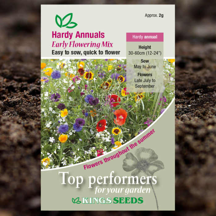 Ornamental Seeds - Hardy Annuals Early Flowering Mix