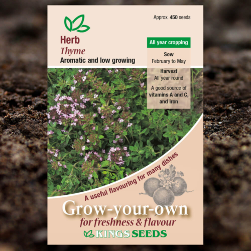 Herb Seeds - Thyme - Thymus Vulgaris
