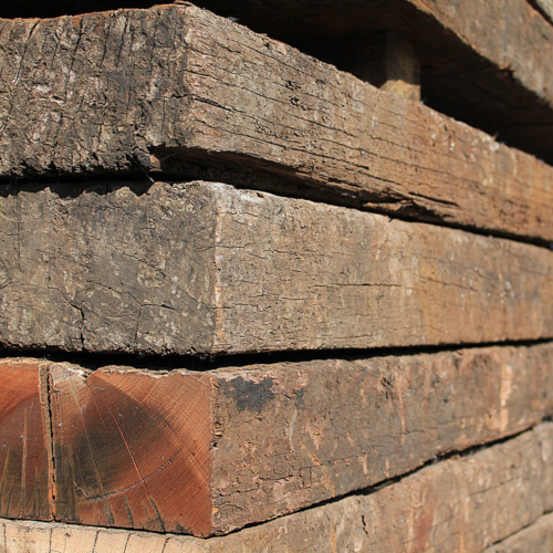 Grade A - Aged Redwood Sleepers